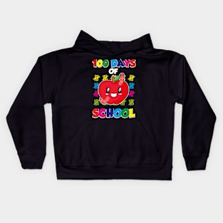 Back to The School 100 days of school Kids Hoodie